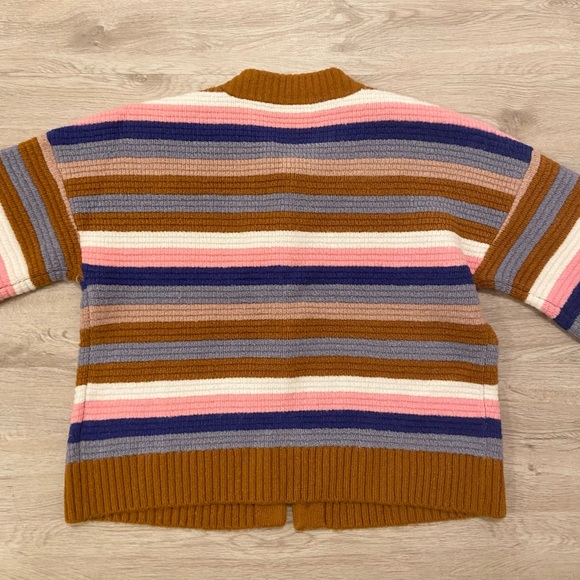 Madewell Multi-Colored Striped Knit Cardigan - Picture 4 of 5